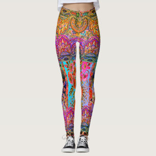 Legging Caravana de Boho floral