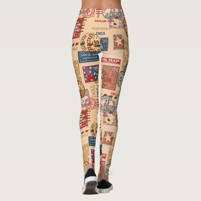 Legging Carimbo de Natal (Verso)
