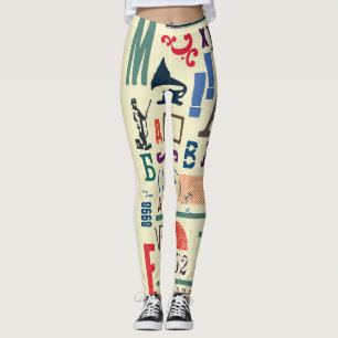 Legging Carimbo Vintage: Decoração do Documento