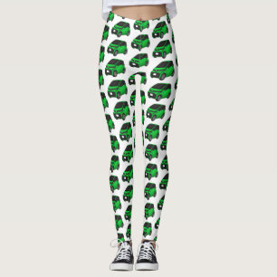 Legging Carro verde e fino