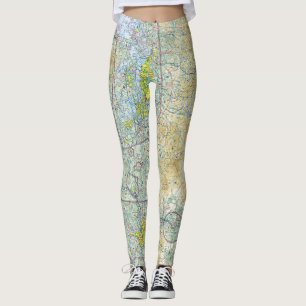 Legging Carta Seccional de Seattle