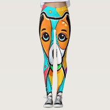 Cartoon Colorida Puppy Art Impressão