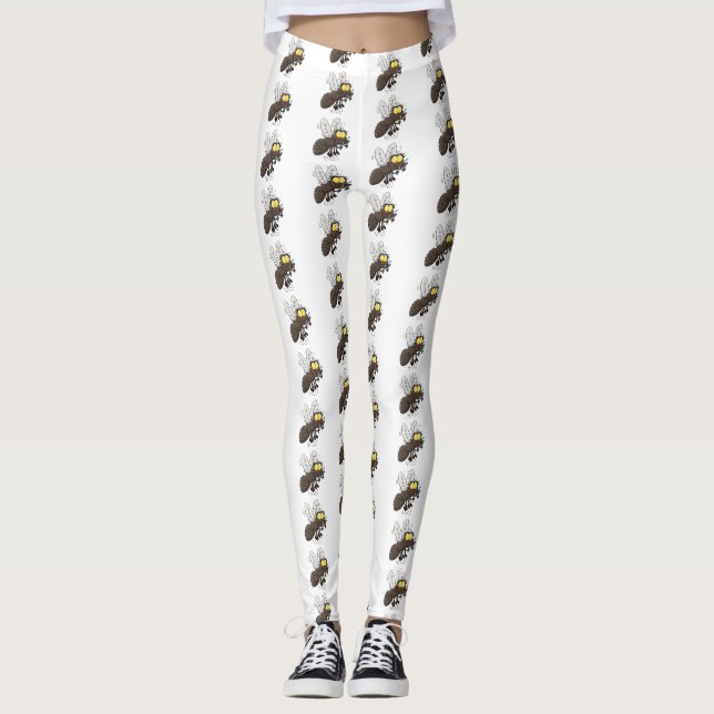 Legging Cartoon de insetos com mosca espinhenta (Frente)