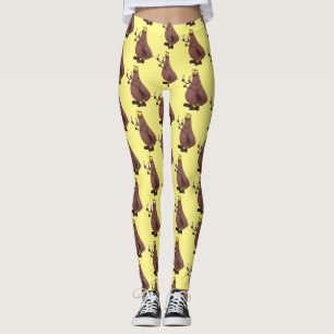 Legging Cartoon feio e faminto