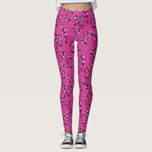 Legging Cartoon sem costura engraçadinhos abstrato bunda-