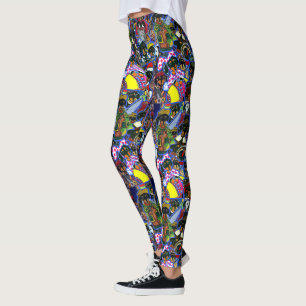 Legging Cartoons de Dachshund