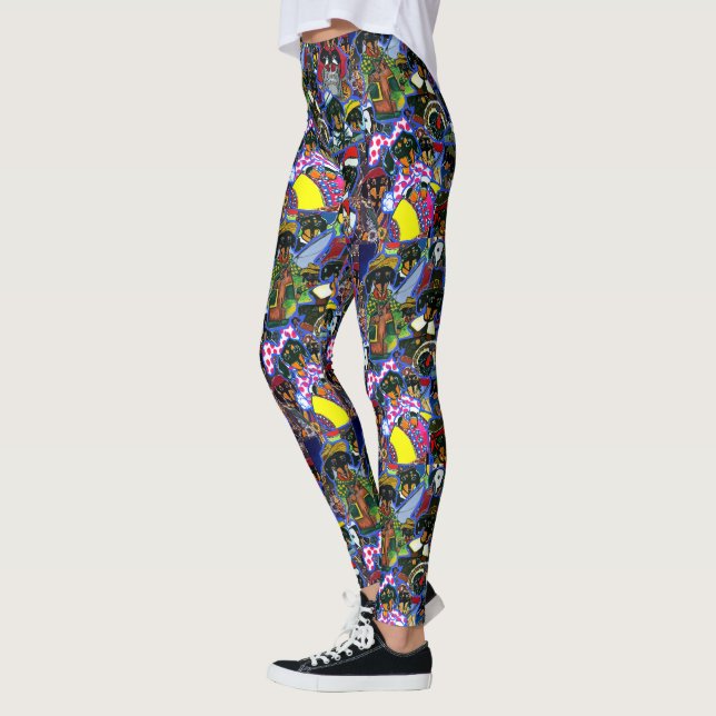 Legging Cartoons de Dachshund (Esquerda)