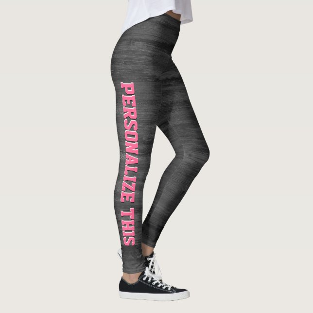 Legging Carvão Rosa (Direita)