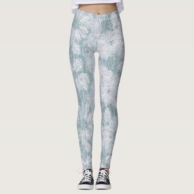 Legging Casa de Campo Velvety Blue Daisy  (Frente)
