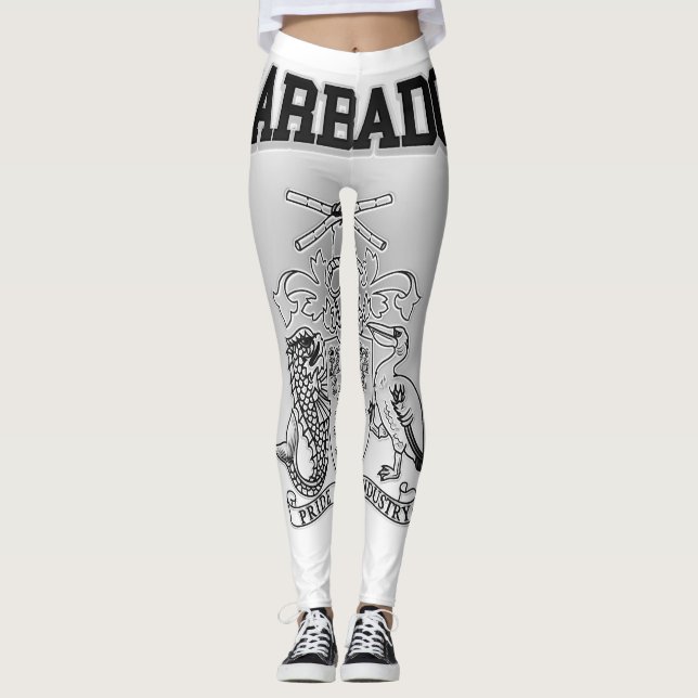 Legging Casaco de Armas de Barbados (Frente)