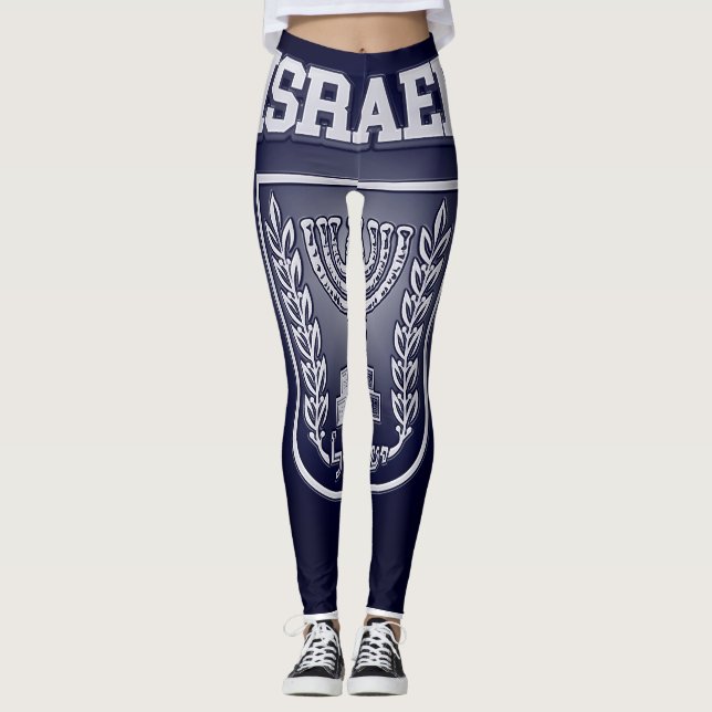 Legging Casaco de armas de Israel (Frente)