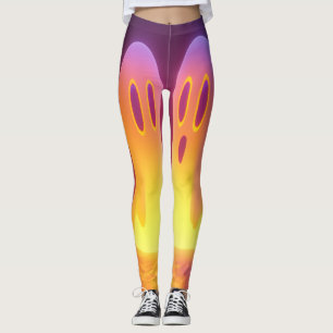 Legging Casal Fantasma Bonito - Brilho na Arte Estilo Escu