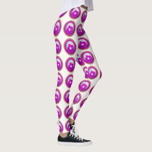 Legging Casal jovem silhueta rosa se beijando