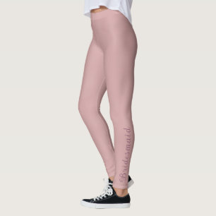 Legging Casamentos de Jardim com Rosa Antigo e Mauve Empoe