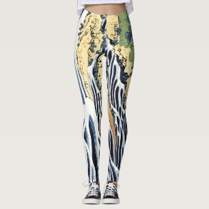 Legging Cascata de Kirifuri perto da montanha Housai de Ku