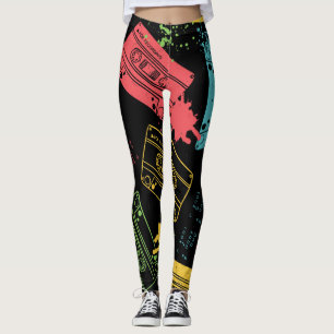 Legging Cassetes Legal Grunge, Estilo 90s