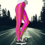 Legging Castanho de Chocolate e Neon Fuchsia Legal<br><div class="desc">Castanho de Chocolate e Neon Fuchsia Legal Vintage Strike</div>