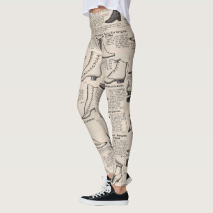 Legging Catálogo de propaganda de Calçado antigo