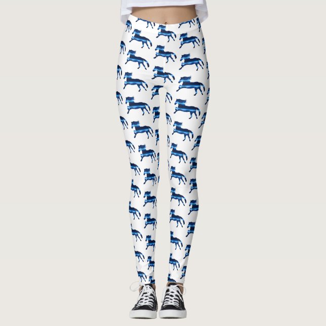 Legging Cavalo Azul (Frente)