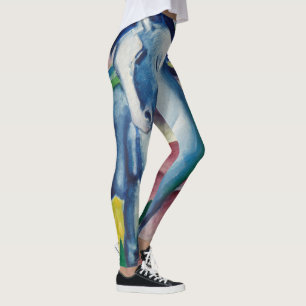 Legging Cavalo Azul por Franz Marc, Arte Fino Vintage