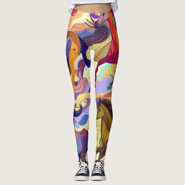 Legging Cavalos Selvagens (Frente)