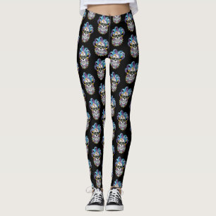 Legging Caveira de Bobo Colorida