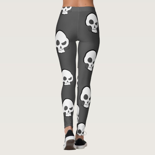 Legging Caveira e bigode (Verso)