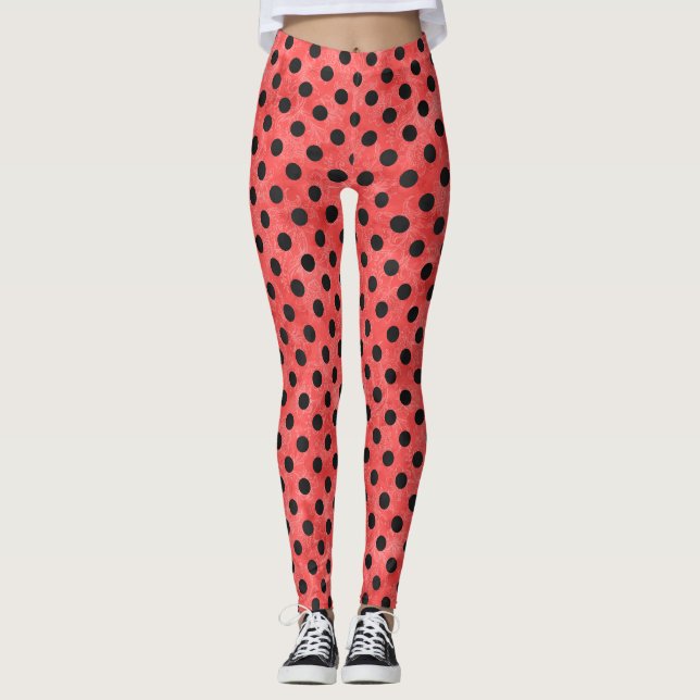 Legging Caveiras Vermelhas e Série de Girassóis Design 4  (Frente)
