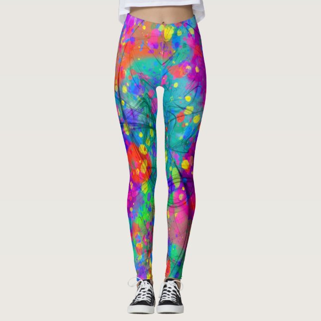 Legging Celebração Colorida (Frente)