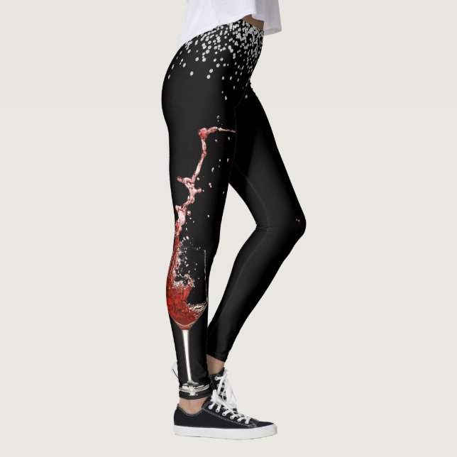 Legging Celebração de Confetes de Diamante de Taça de Vinh (Direita)