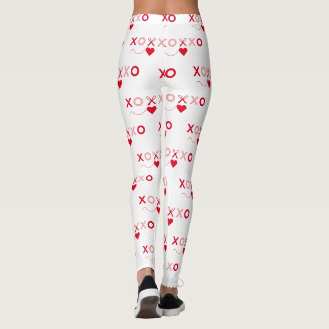 Legging Celebração do dia de os namorados do Amor (Verso)