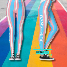 Legging Celebração do Orgulho Transgênero