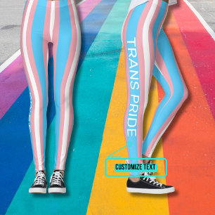 Legging Celebração do Orgulho Transgênero