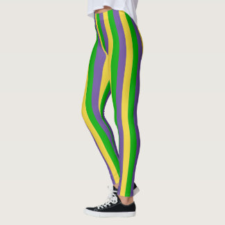 Legging Celebrando o Carnaval de Mardi Gras