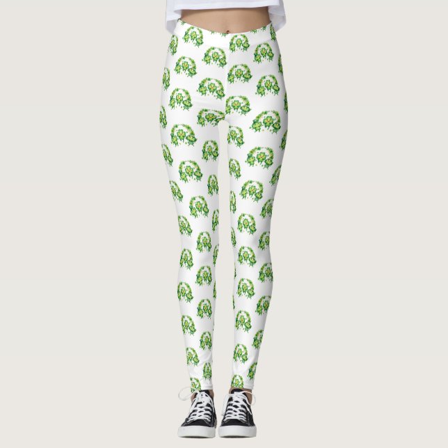 Legging Celebre o Dia de São Patrício (Frente)