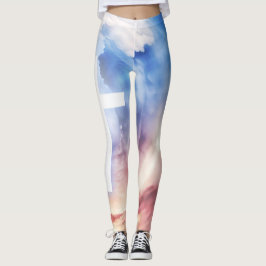 Legging Celeste de Aquarela