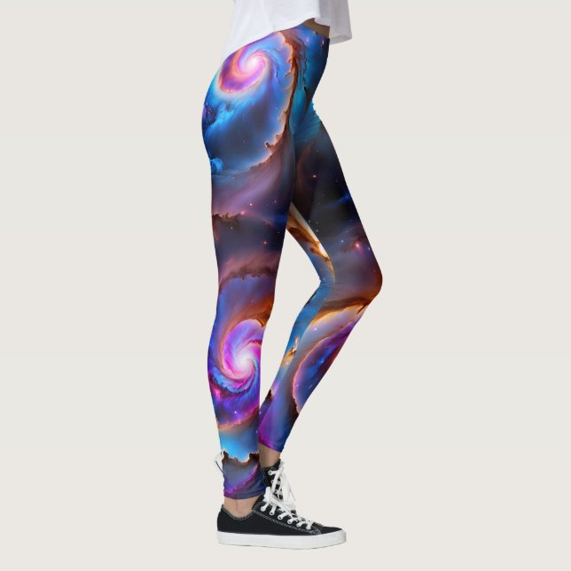 Legging "Celestium" - Nebulosa e Galáxias (Direita)