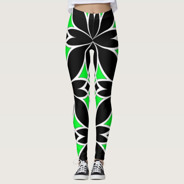 Legging Celta Espelhado ( Verde ) (Frente)