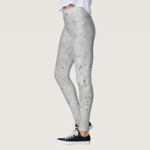 Legging Cement Faux Concrete Masonry Engraçado