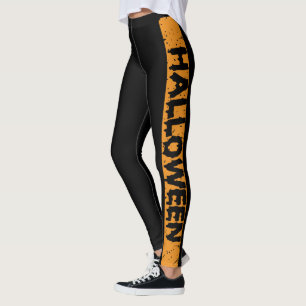 Legging Cemitério de distribuição multicores com morcegos