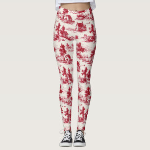 Legging Cena Rústica em Toile Vermelho (11)