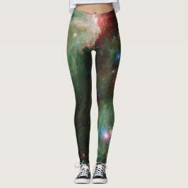 Legging Cepheus B e C Nebulosa Verde
