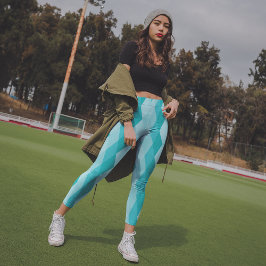 Legging Cerâmica azul