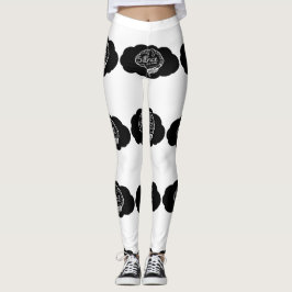 Legging Cérebro Pensativo Exagerado Cartoon Arte Saúde Men