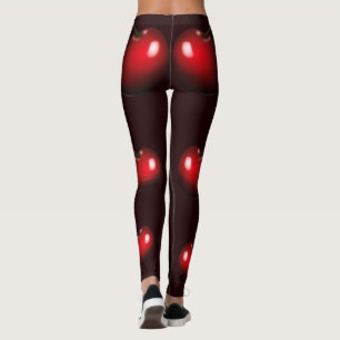 Legging Cerejas Doce - Vermelho Escuro