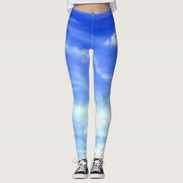 Legging Céu azul dramático