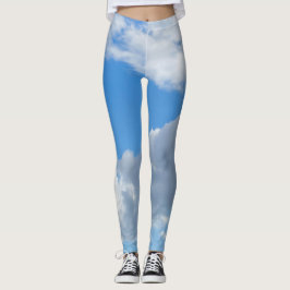 Legging Céu azul e nuvens