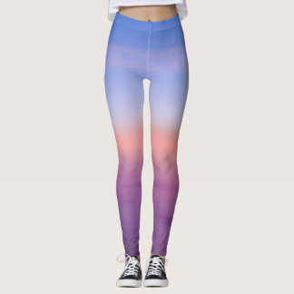 Legging Céu da lavanda "Vivo-" em caneleiras