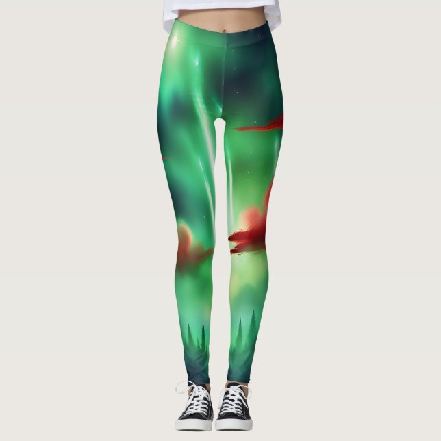 Legging céu verde (Frente)