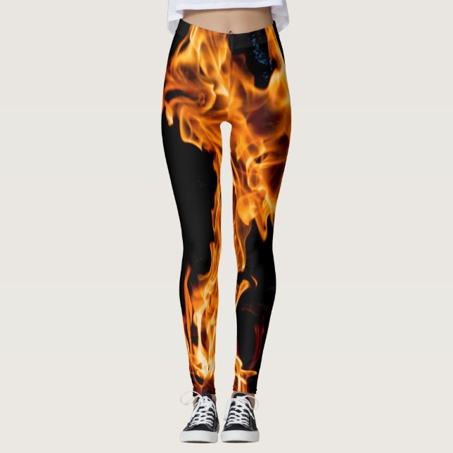 Legging Chama laranja (Frente)
